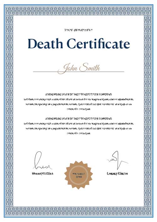 Alabama Death Certificate 